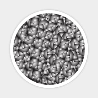 Abstract Black and White Background Magnet